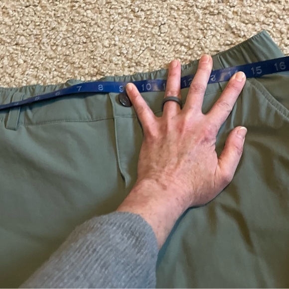 Men's Pinkbomb Green (sage) Flexible Hiking Cargo Pants Size M - Picture 9 of 11